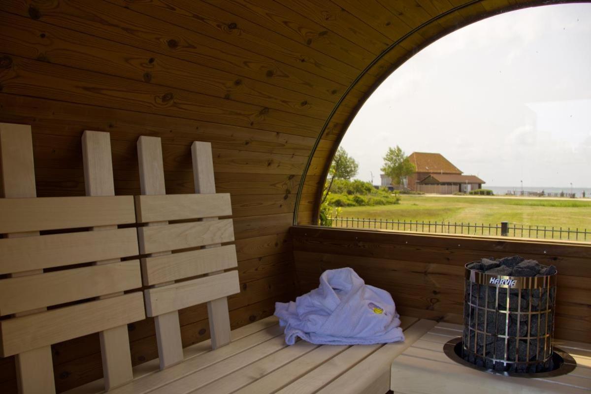 Inselblume 82 - Bungalow Am Suedstrand Mit Meerblick Burgtiefe auf Fehmarn Kültér fotó